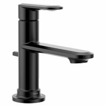 MOEN Greenfield One-Handle Bathroom Faucet in Matte Black 6504BL